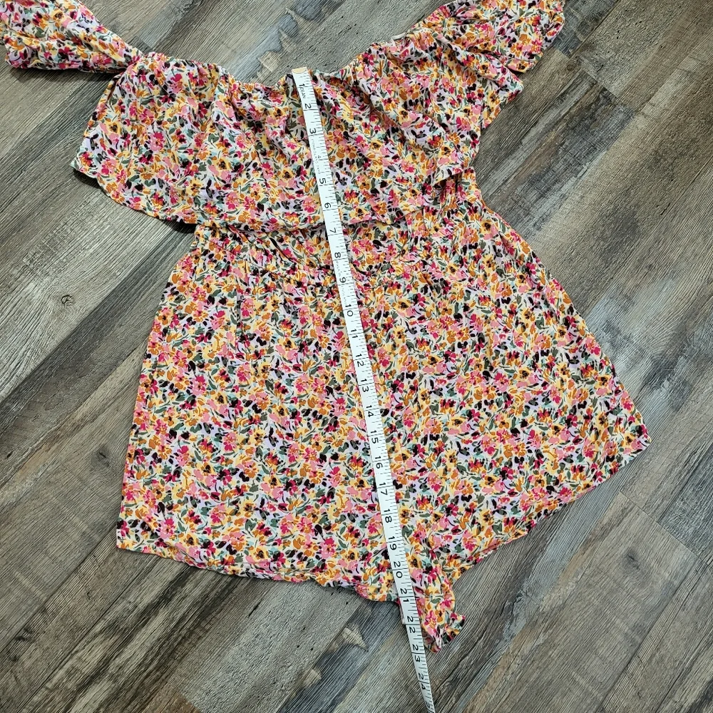 Roxy Another Day Off Shoulder Romper Boho Beach Cover Up Summer - Picture 8 of 12